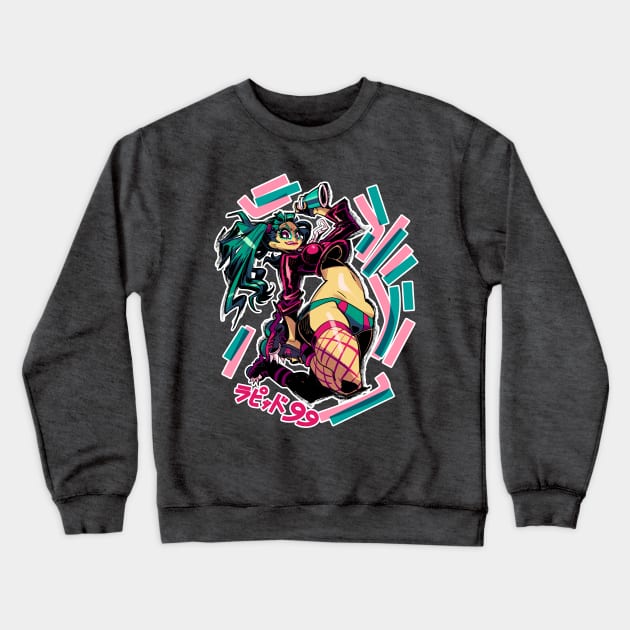 Jet Set Radio : Rapid 99 Crewneck Sweatshirt by Rafchu